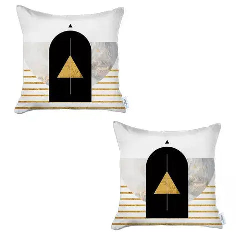 Boho-Chic Printed Jacquard Throw Pillow MIKE & Co. NEW YORK