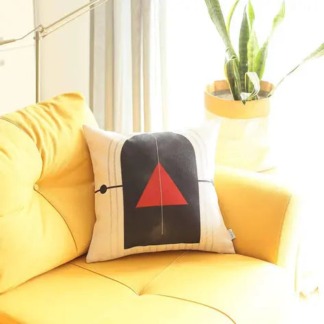 Boho-Chic Printed Jacquard Throw Pillow MIKE & Co. NEW YORK