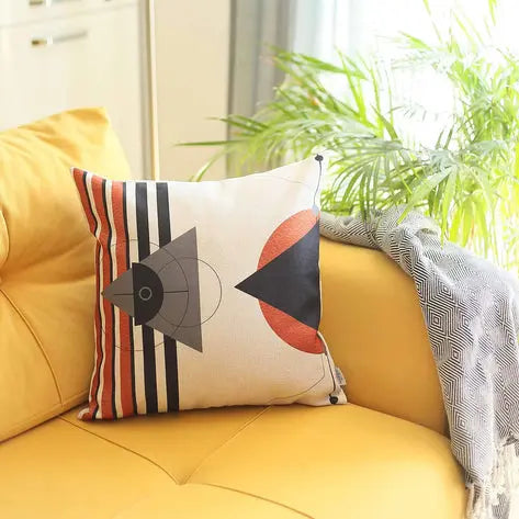 Boho-Chic Printed Jacquard Throw Pillow MIKE & Co. NEW YORK