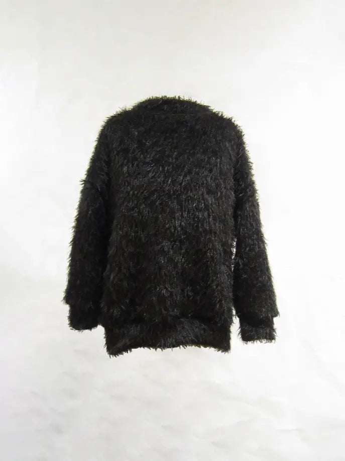 Boho Shaggy Tunic Pullover Little Mass