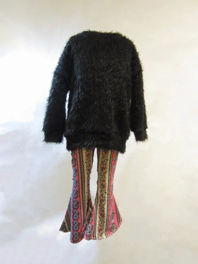 Boho Shaggy Tunic Pullover Little Mass