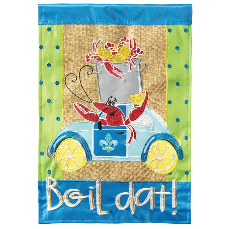 Boil Dat Flag Burlap Garden Dicksons Inc