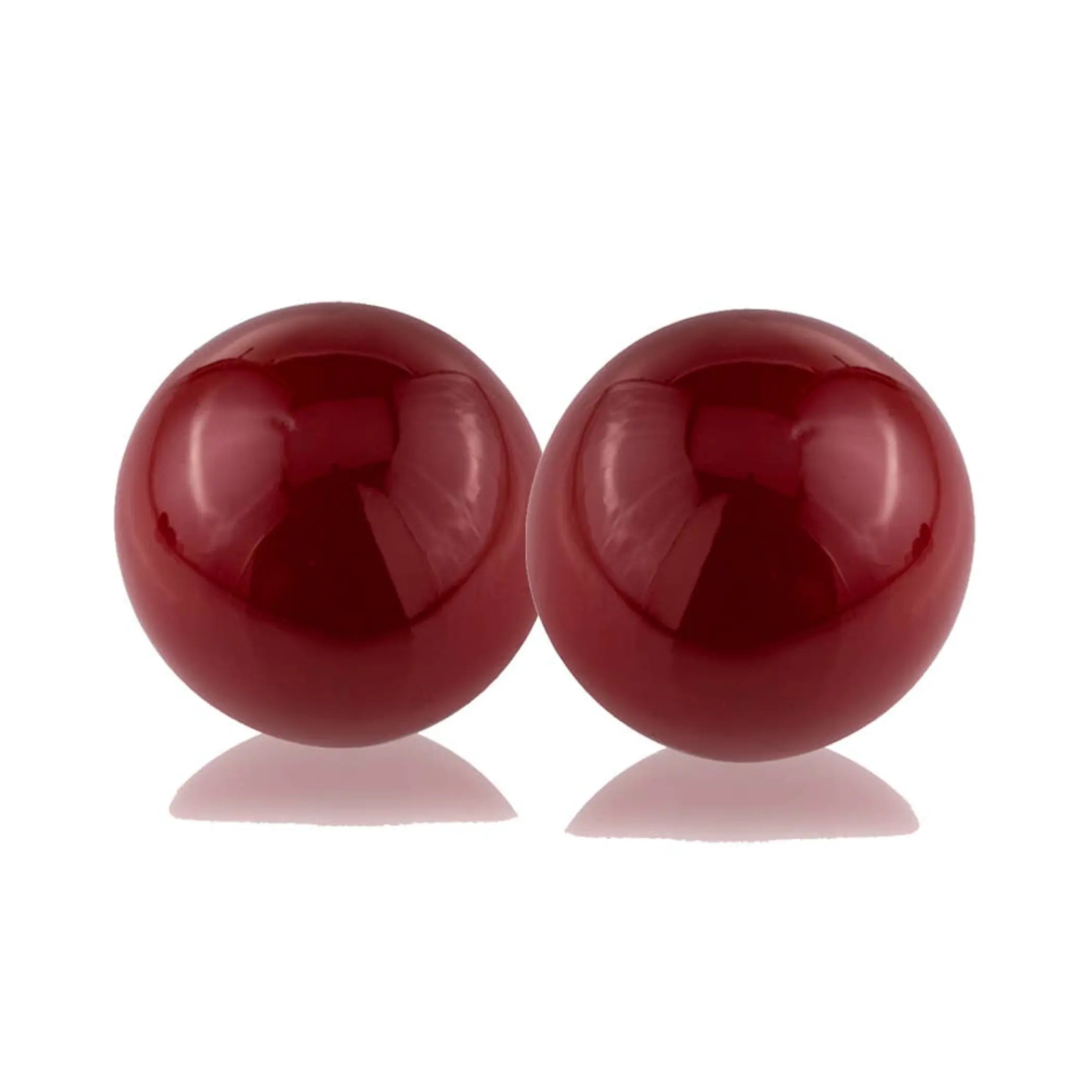 Bola Poppy Red Sphere/3"D - Set of 2 Modern Day Accents