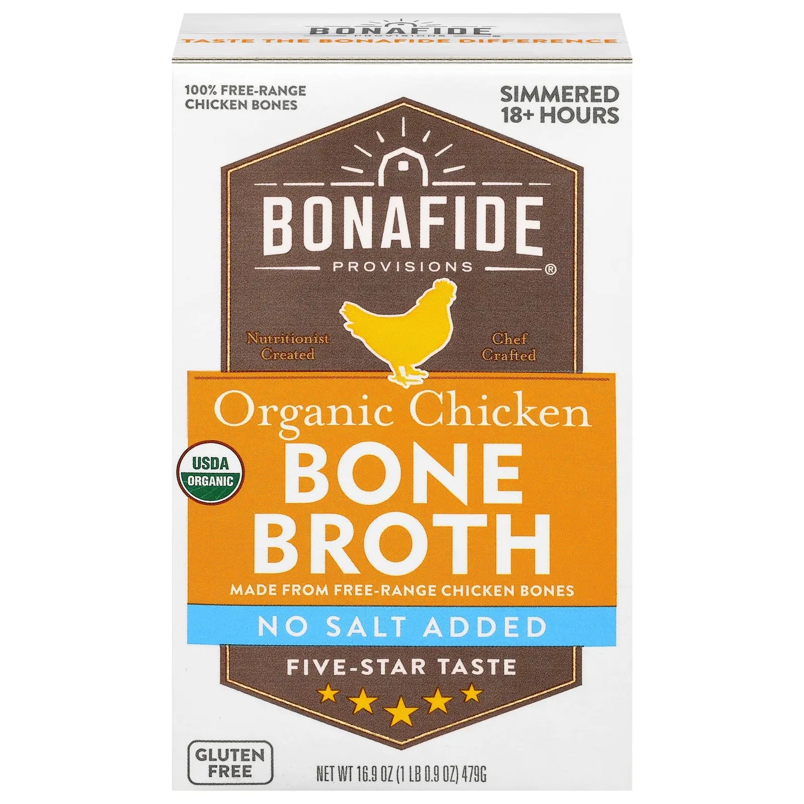 Bonafide Provisions - Bone Brth Og2 Chkn No Slt - Cs Of 6-16.9 Fz Bonafide Provisions