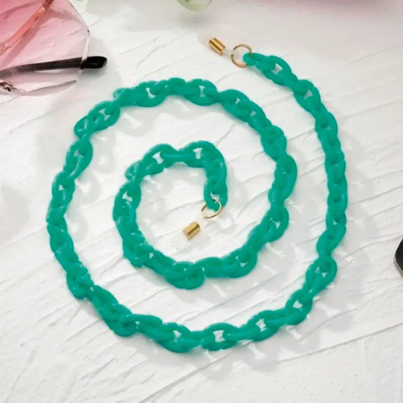 Bond Glasses & Mask Chain Claudia G Collection