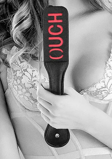Bonded Leather Paddle Ouch" " SHOTS AMERICA