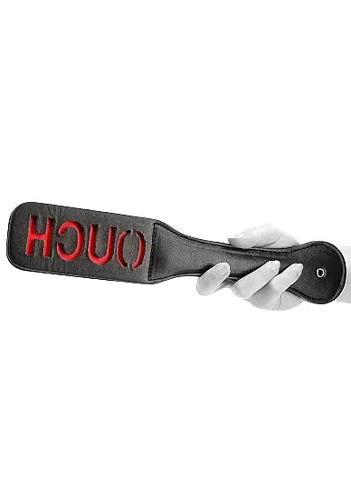 Bonded Leather Paddle Ouch" " SHOTS AMERICA