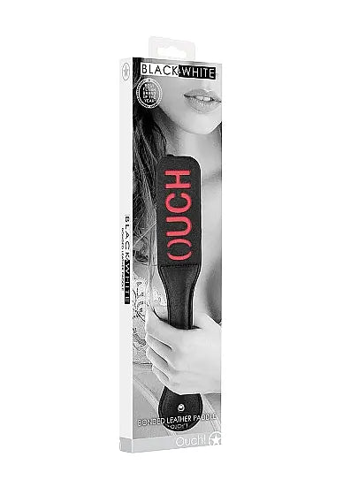 Bonded Leather Paddle Ouch" " SHOTS AMERICA