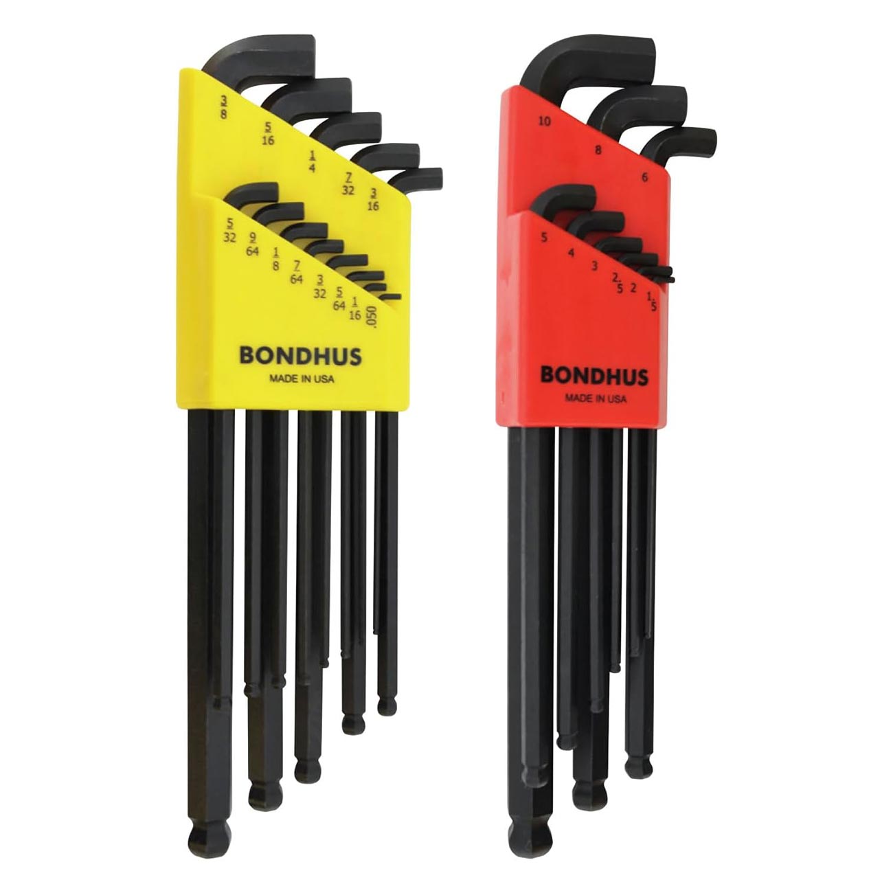 Bondhus Bondhus Balldriver Stubby Metric/sae Ball End Hex L-keys Double Set (22 Piece) BONDHUS