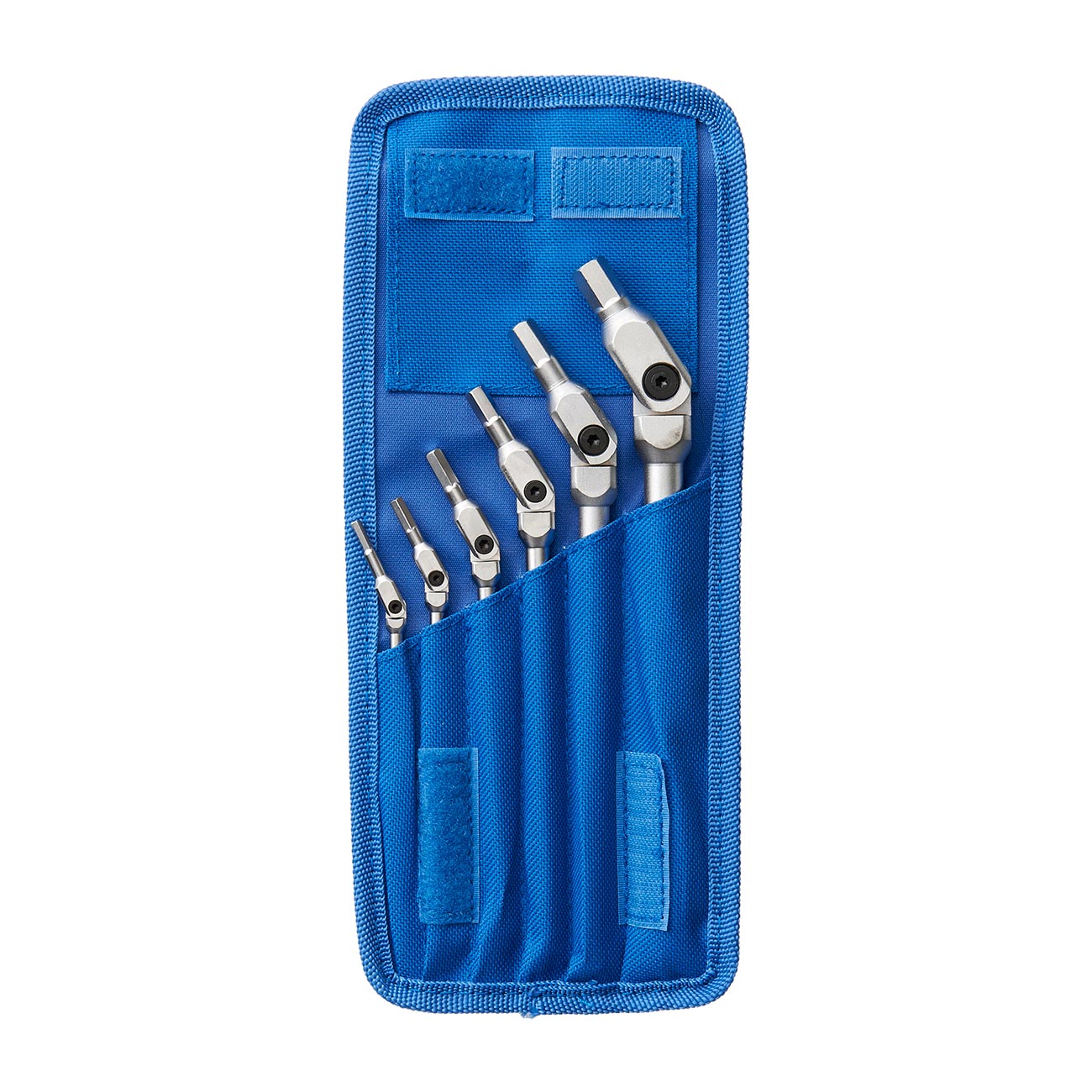 Bondhus Chrome Pivot Head Metric Hexpro Wrenches With Storage Pouch (6 Piece) BONDHUS