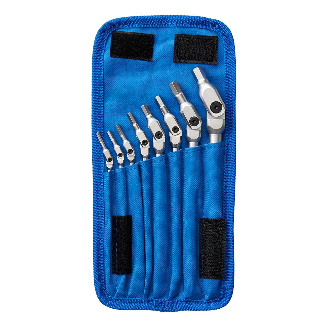Bondhus Chrome Pivot Head Sae Hexpro Wrenches With Storage Pouch (8 Piece) BONDHUS