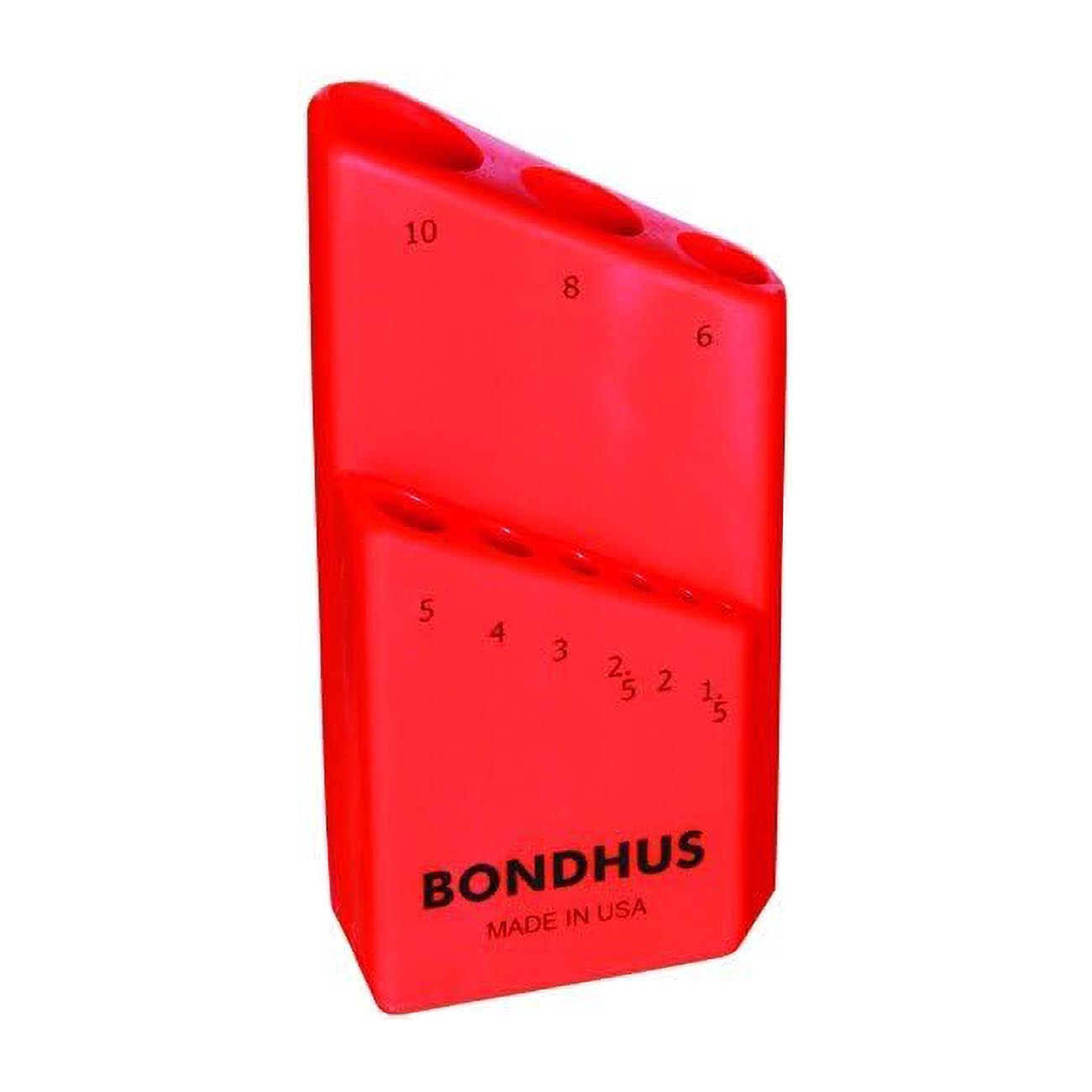 Bondhus Metric Replacement Hex Key Case - 1.5mm To 10mm (holds 9 Tools) BONDHUS