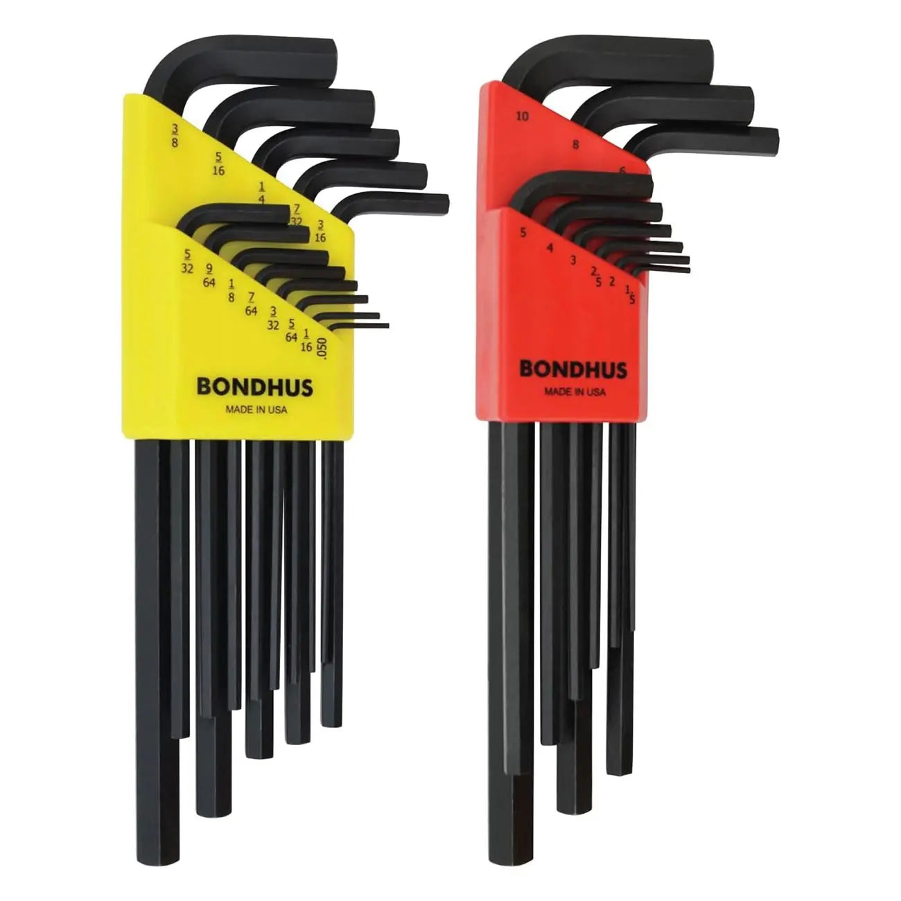 Bondhus Metric/sae Hex Long L-key Double Set (22 Piece) BONDHUS