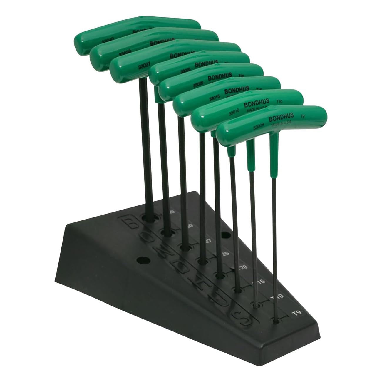 Bondhus Star Tipped T-handle Set With Stand (8 Piece) BONDHUS