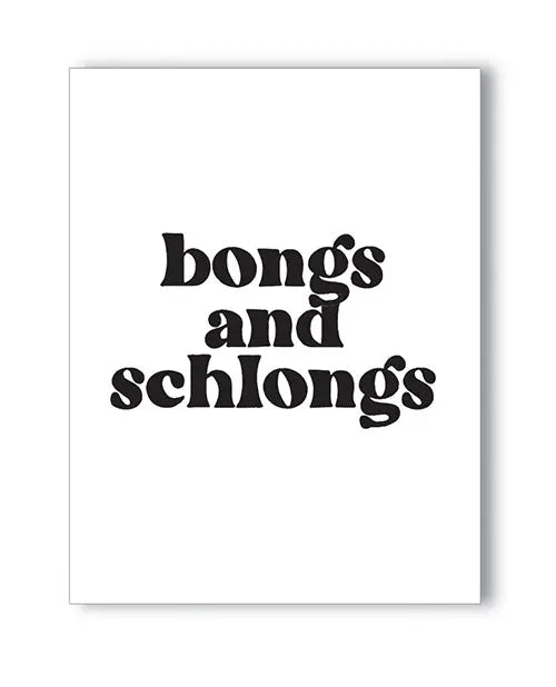 Bongs and Schlongs Greeting Card Kush Kards LLC
