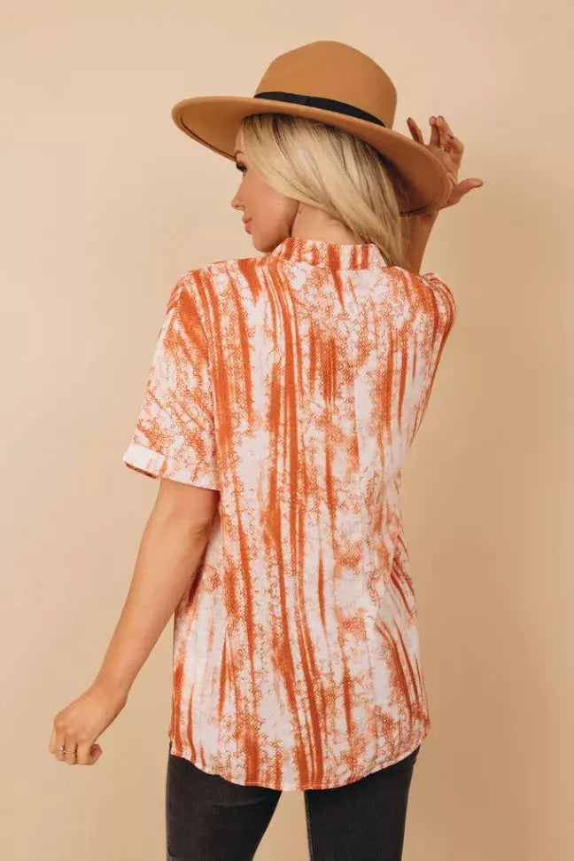 Booboo Printed Blouse Stay Warm in Style