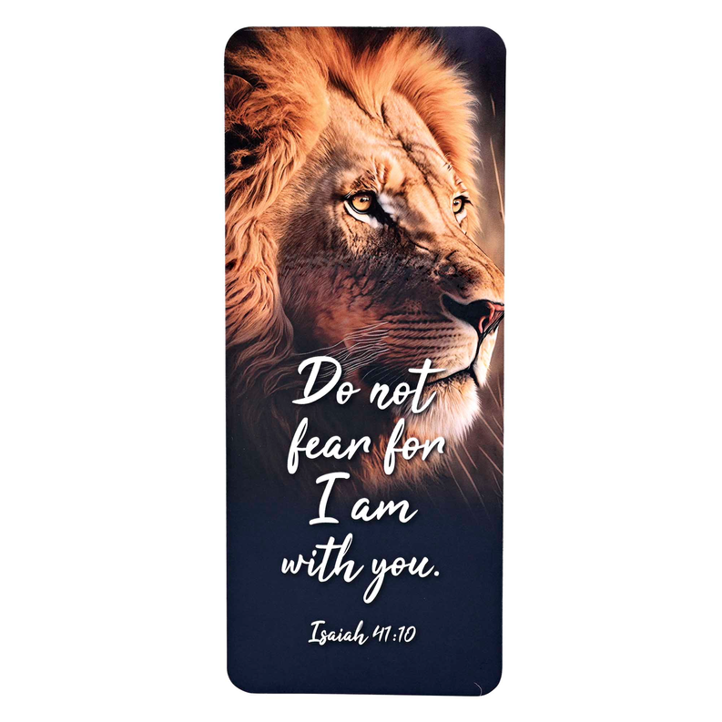 Bookcard Lion Do Not Fear Isaiah 41:10 Dicksons Inc