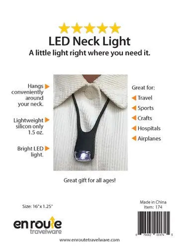 Booklight (#174) Necklight En Route Travelware