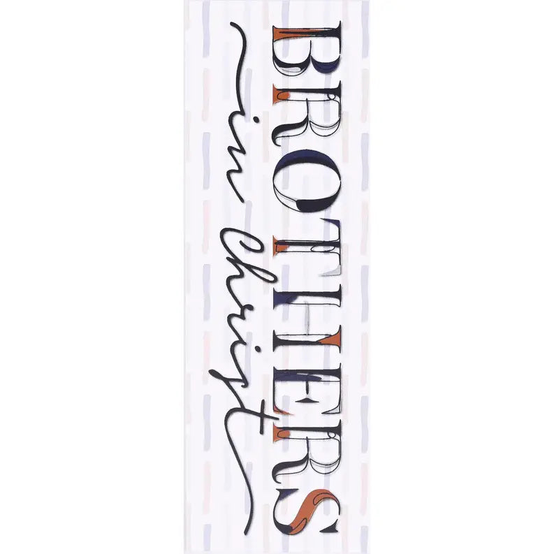 Bookmark Brothers In Christ 2x6 12-Pack Dicksons Inc