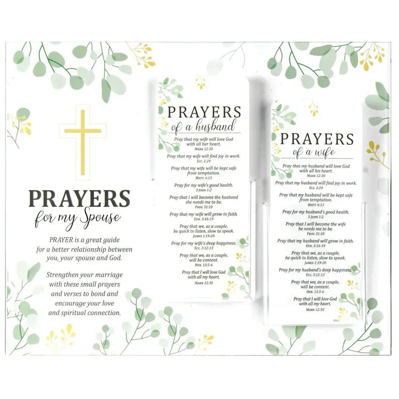 Bookmark Card Prayer Husband Wife Disp Asst Dicksons Inc