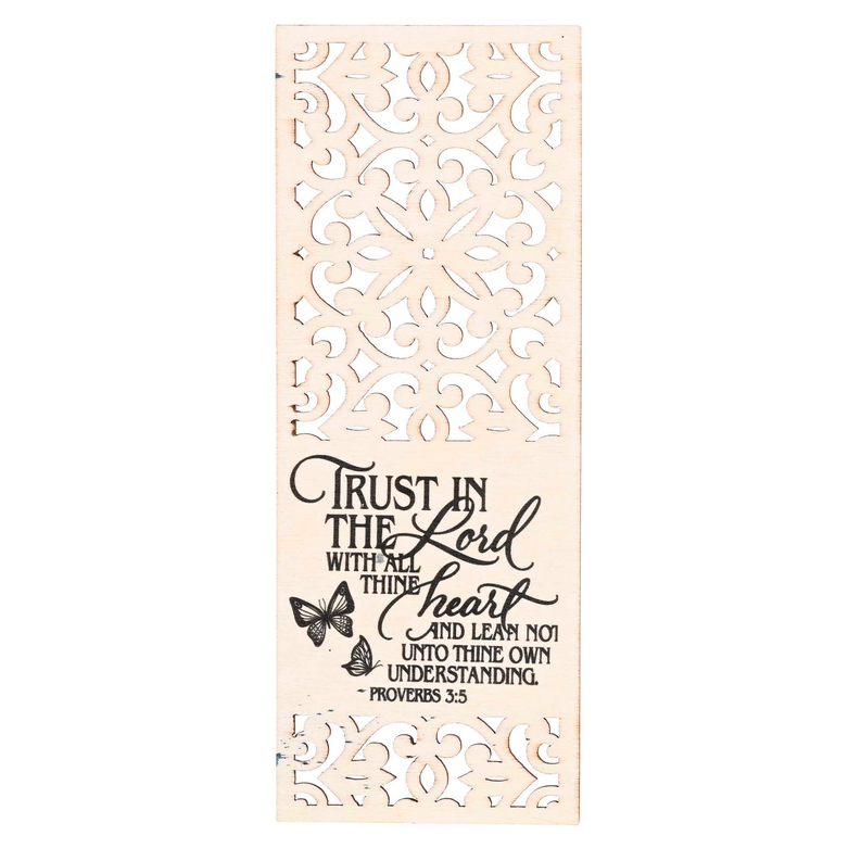 Bookmark Laser Cut MDF Trust In The Lord Dicksons Inc