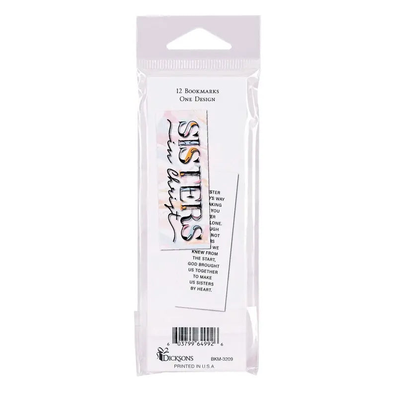 Bookmark Sisters In Christ 2x6 12-Pack Dicksons Inc