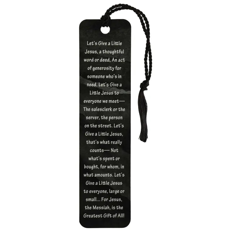 Bookmark Value Lets Give A Little Jesus Dicksons Inc