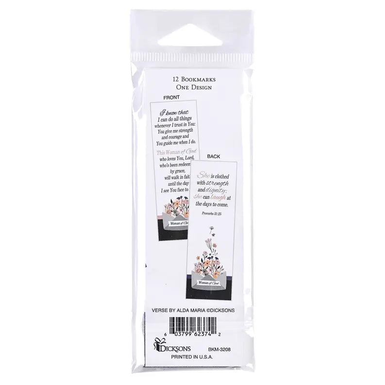 Bookmark Woman Of God 2x6 12-Pack Dicksons Inc