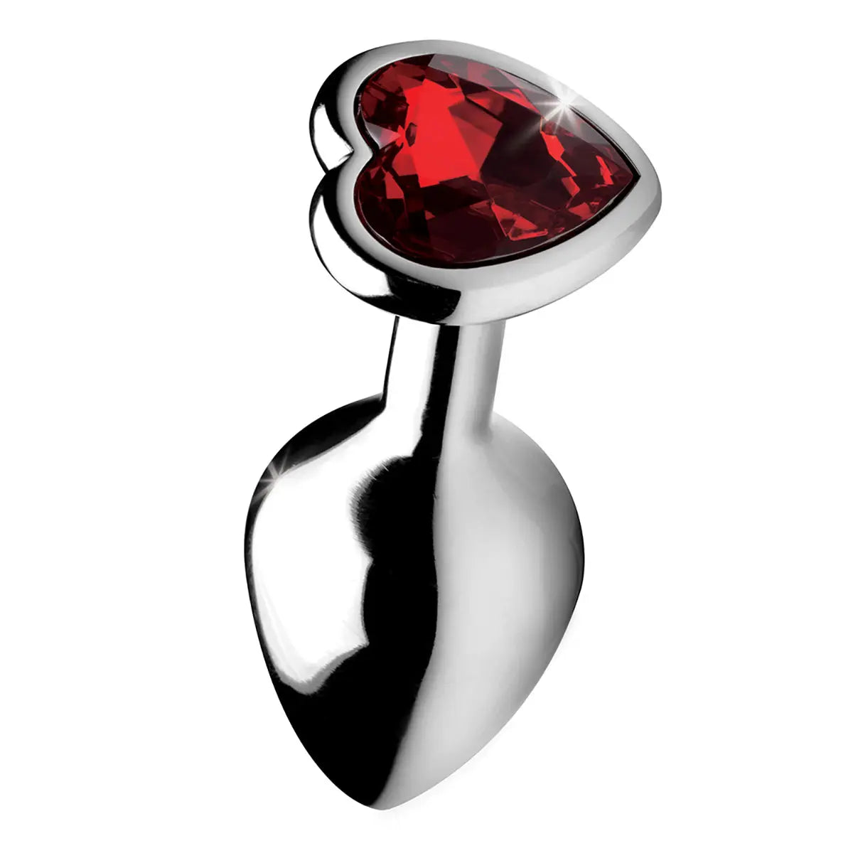 Booty Sparks Red Heart Gem Med Anal Plug XR Brands