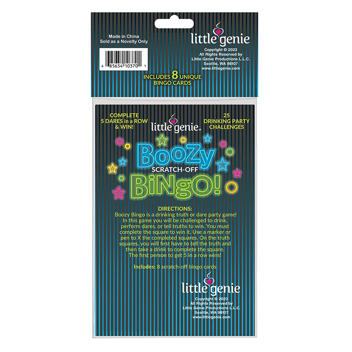 Boozy Bingo Little Genie