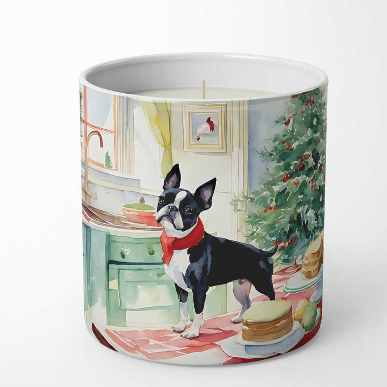 Border Collie Christmas Cookies Decorative Soy Candle Caroline's Treasures