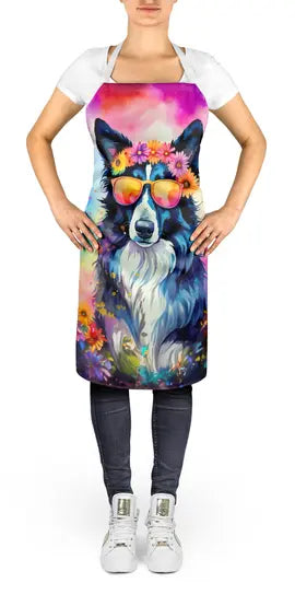 Border Collie Hippie Dawg Apron Caroline's Treasures