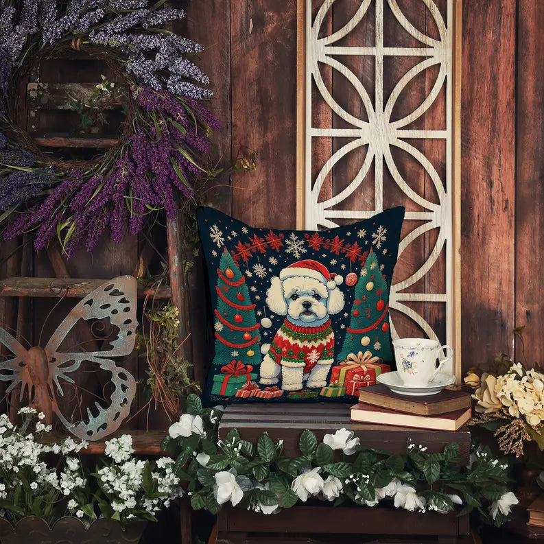 Border Terrier Christmas Pair of Pot Holders Caroline's Treasures