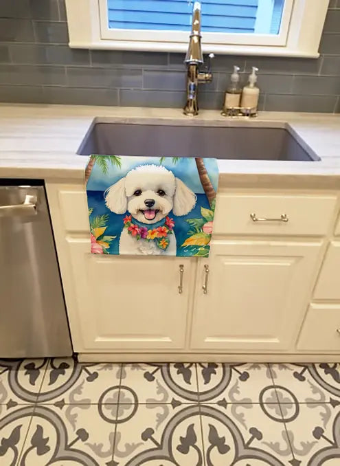 Border Terrier Luau Pair of Pot Holders Caroline's Treasures