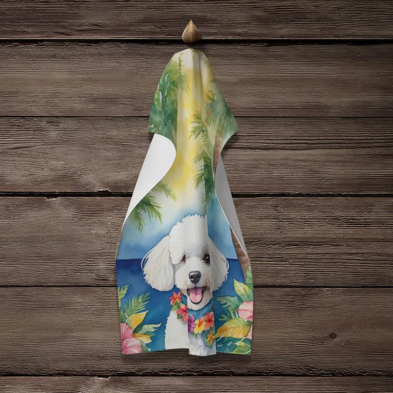 Border Terrier Luau Pair of Pot Holders Caroline's Treasures
