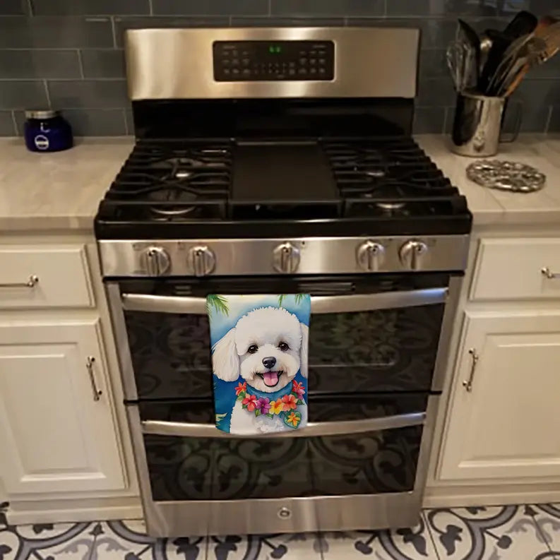 Border Terrier Luau Pair of Pot Holders Caroline's Treasures
