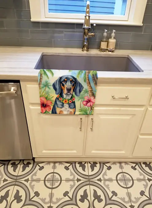 Border Terrier Luau Pair of Pot Holders Caroline's Treasures