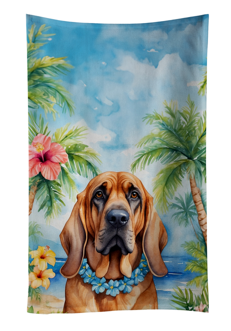 Border Terrier Luau Pair of Pot Holders Caroline's Treasures