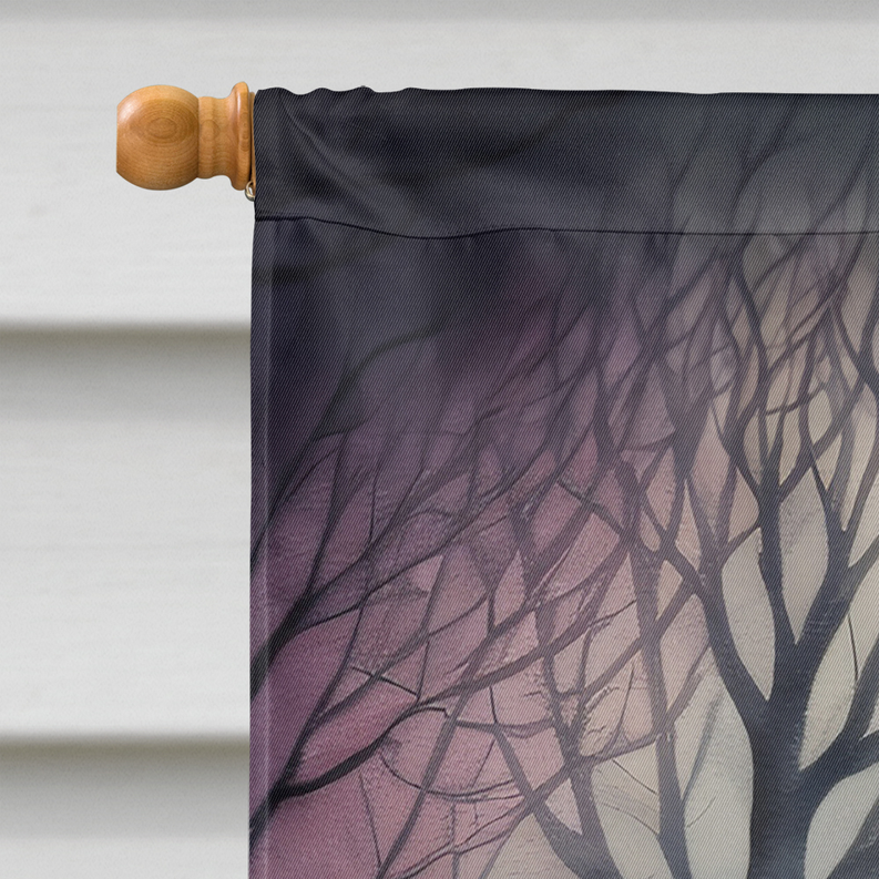 Border Terrier Spooky Halloween House Flag Caroline's Treasures