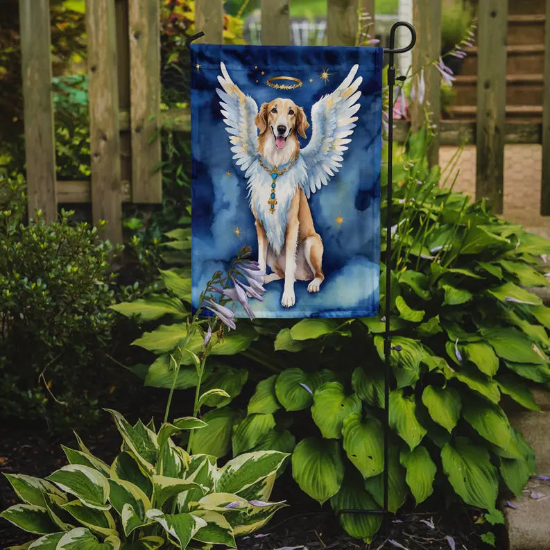 Borzoi My Angel Garden Flag Caroline's Treasures