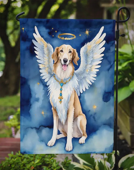 Borzoi My Angel Garden Flag Caroline's Treasures