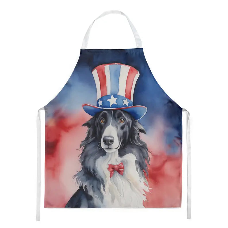 Borzoi Patriotic American Apron Caroline's Treasures