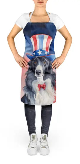 Borzoi Patriotic American Apron Caroline's Treasures