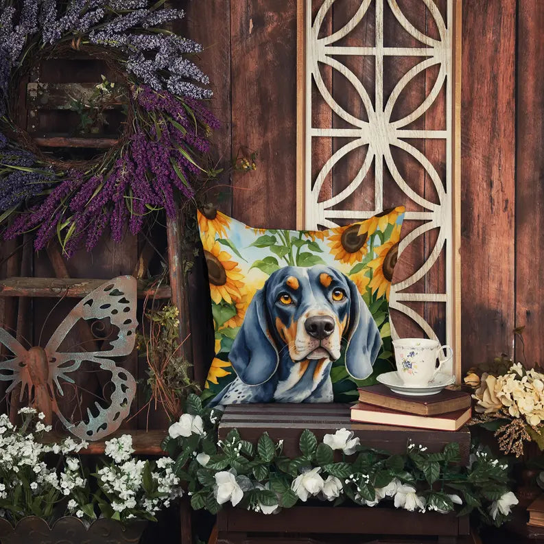 Borzoi in Sunflowers Pair of Pot Holders Caroline's Treasures