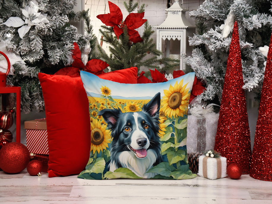 Borzoi in Sunflowers Pair of Pot Holders Caroline's Treasures