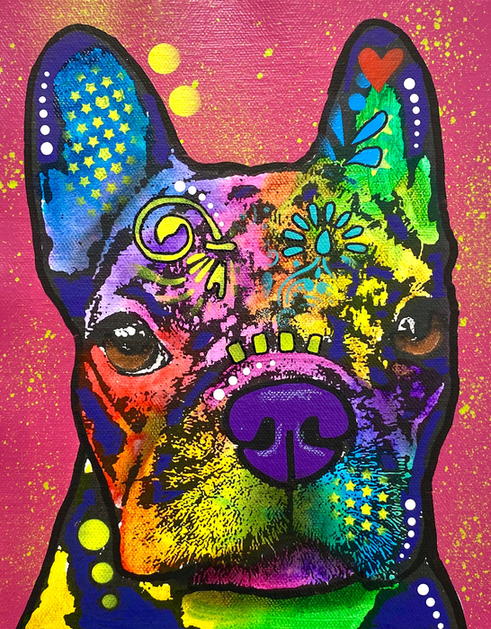 Boston Terrier - Best of Breed Dean Russo House and Garden Flag Best of Breed