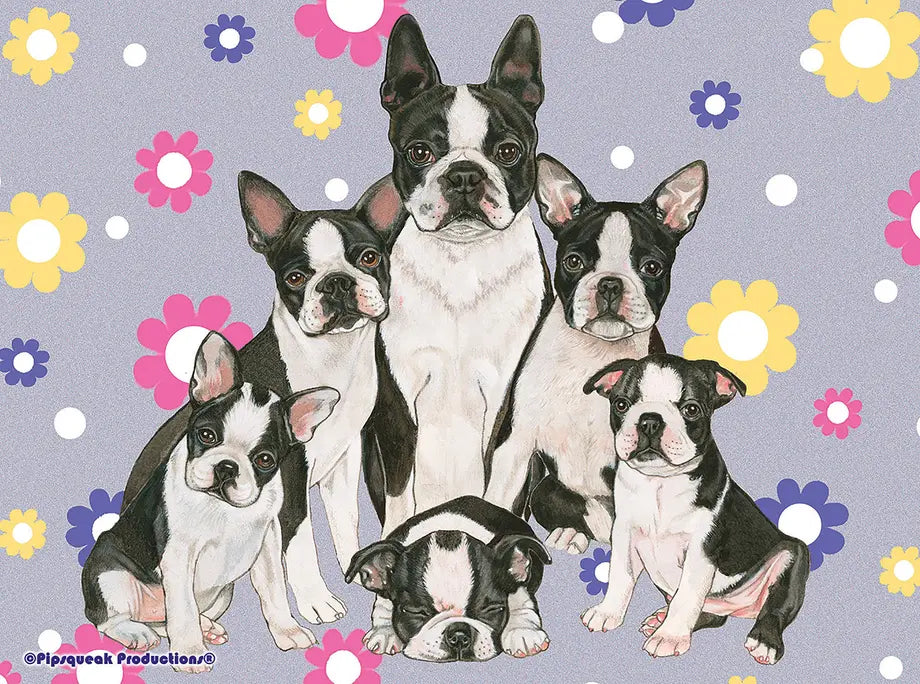 Boston Terrier - Best of Breed Dog Breed Fleece Blanket Best of Breed