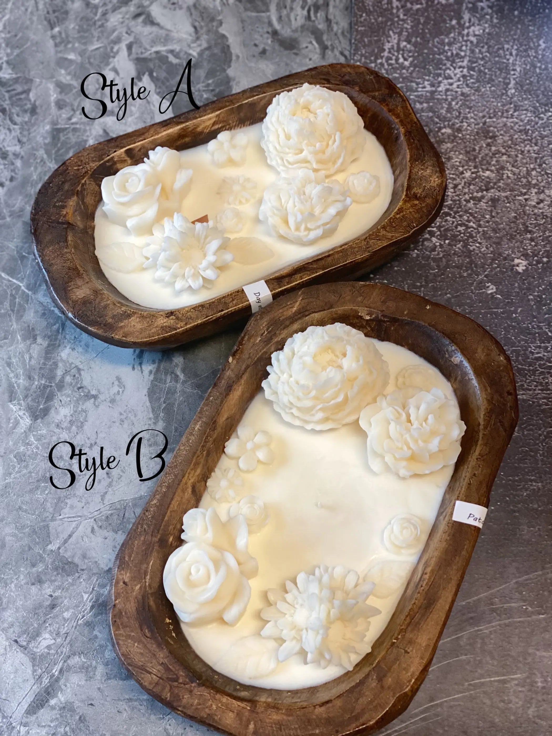 Botanical Garden Scented Dough Bowl Candle AmberLane