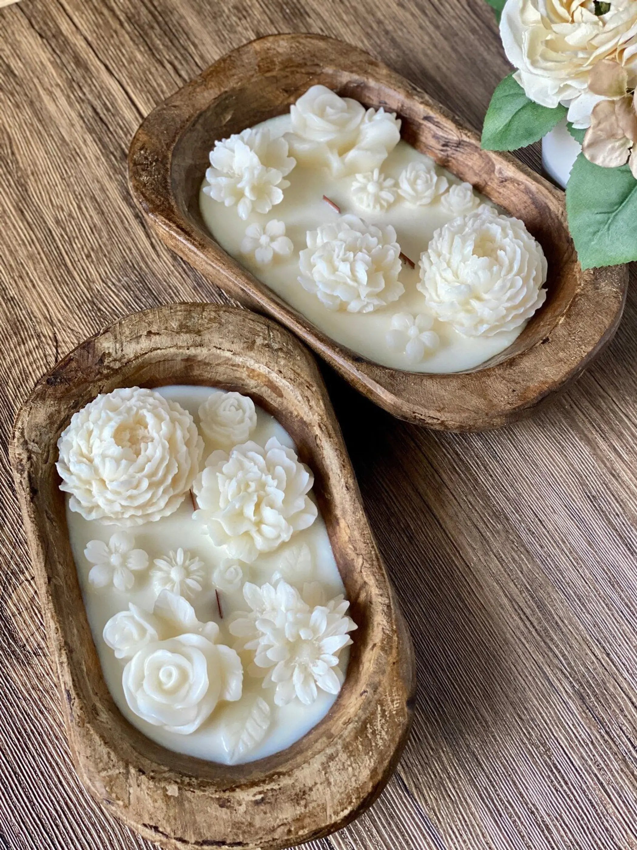 Botanical Garden Scented Dough Bowl Candle AmberLane