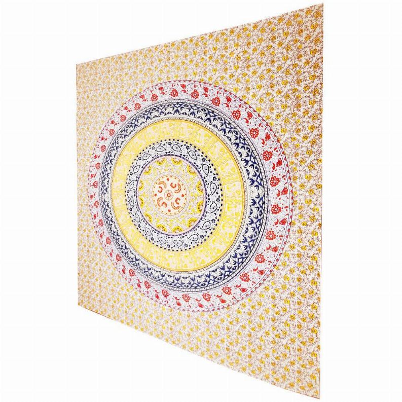 Botanical Garden Theme Wall Decoration Full Size Tapestry Wild Lotus